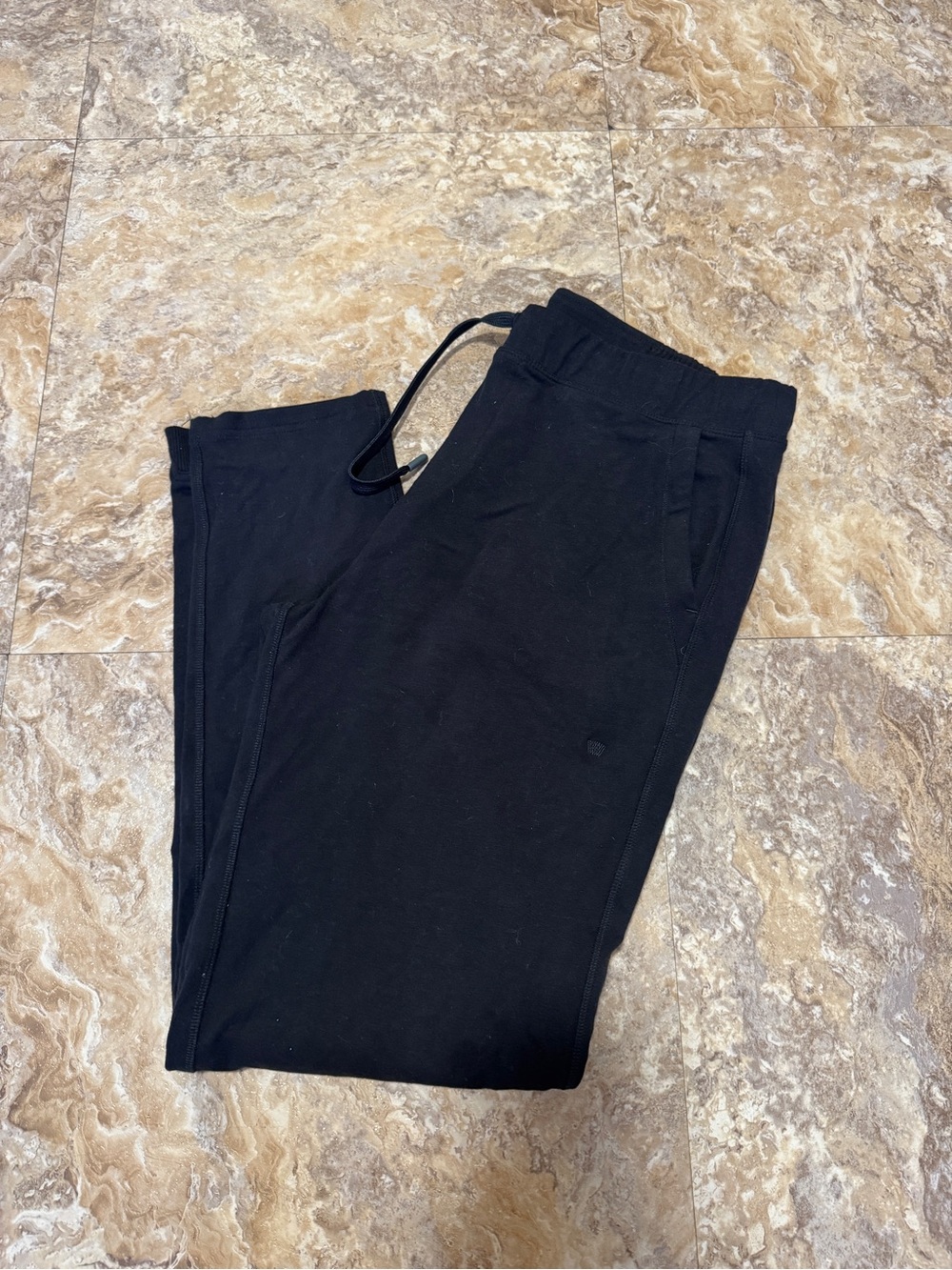 Mack Weldon Black Slim Drawstring Joggers
